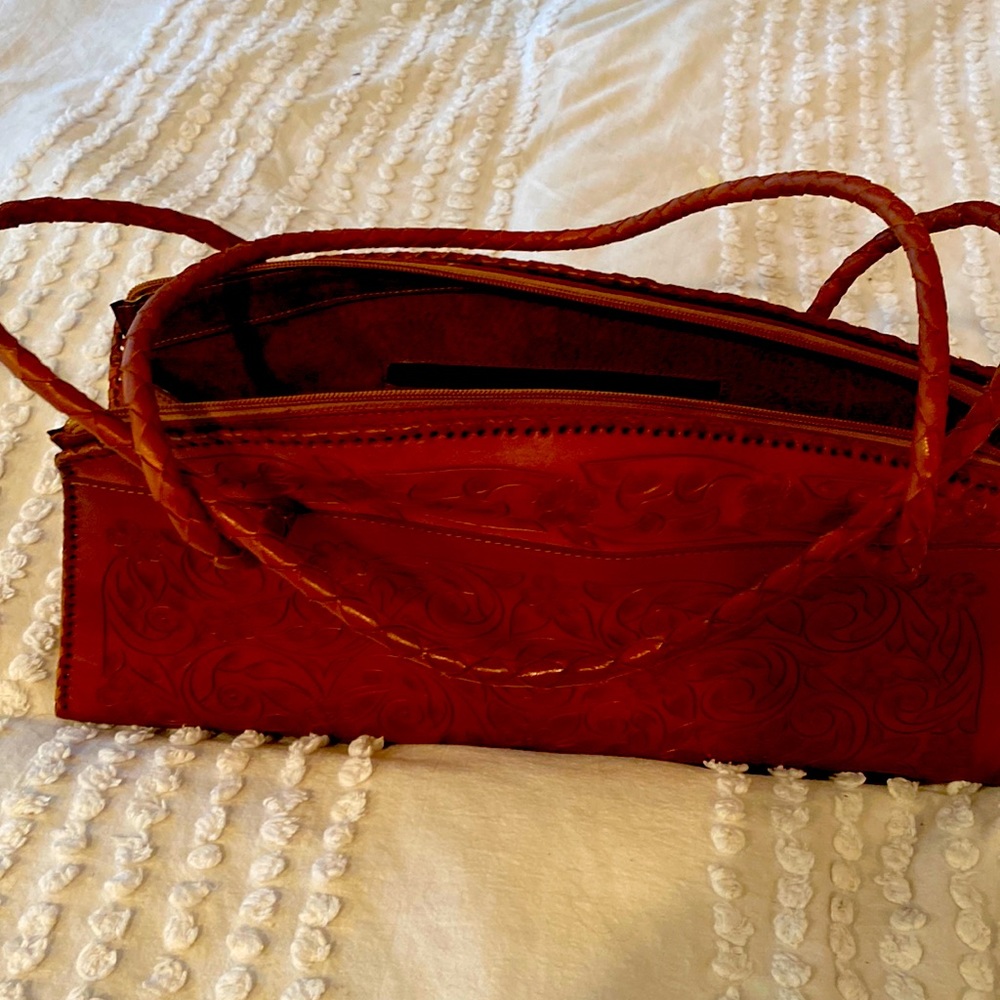 NWOT ALEXIS DAVID TOOLED BAG